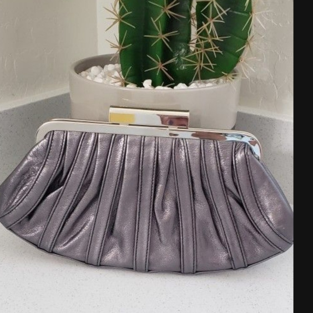 Calvin klein mettalic clutch